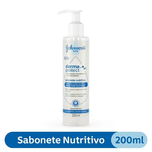 Sabonete Líquido Johnson's Baby Derma Protect 200ml