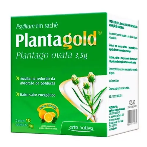 Plantagold Solução Oral Laranja 10 Sachês de 5g Cada