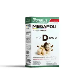 Vitamina D3 2000ui Megapoli 30 Comprimidos Mastigáveis Bionatus