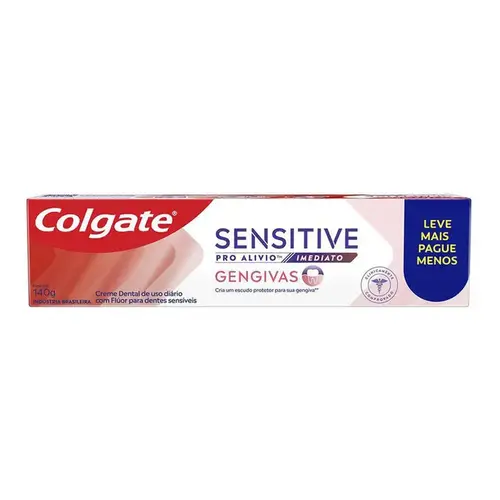Creme Dental Colgate Sensitive Pro-Alívio Imediato Gengivas 140g