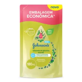 Refil Sabonete Líquido Johnson's Baby Glicerina Lavanda 180ml