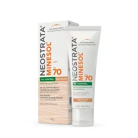 Protetor Solar Facial NeoStrata Minesol Oil Control FPS70 Pele Morena Mais 40g