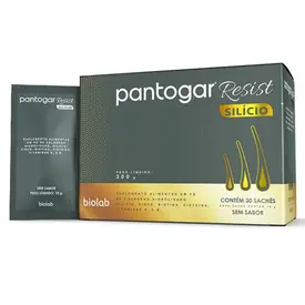 Pantogar Resist Silício 30 Sachês com 10g
