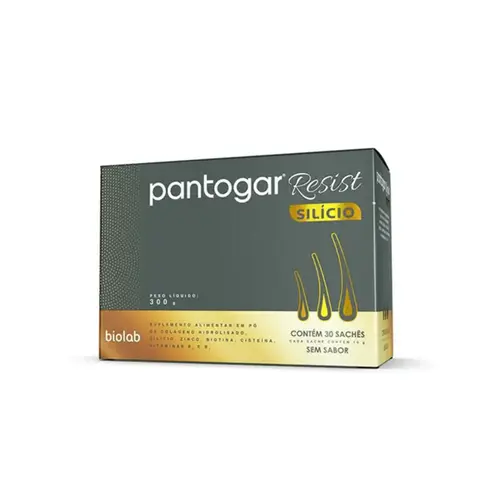 Pantogar Resist Silício 30 Sachês com 10g